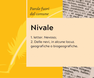 Writers and Readers Parole fuori dal comune Nivale
