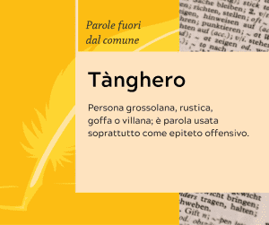 Writers and Readers Parole fuori dal comune Tanghero