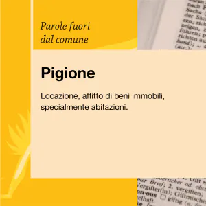 Writers and Readers Parole fuori dal comune Pigione